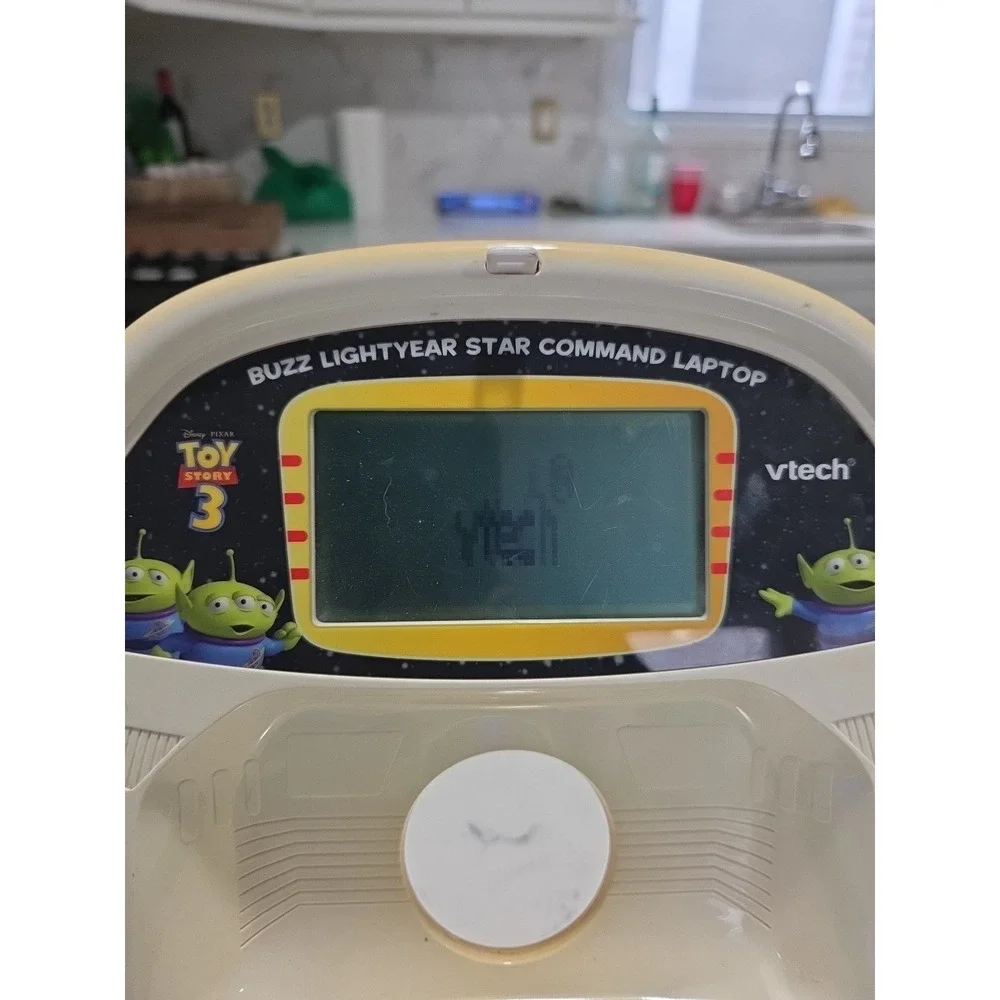 Buzz Lightyear Vtech Star Command Laptop Pixar Toy Story 3 WORKS